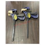TWO 13in Irwin Clamps          (Garage)