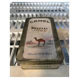 Camel Special blend Tin can with contents