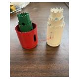 Six bi-metal hole saws(backhouse)