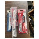 Sawzall reciprocating saw blades lot (backhouse)