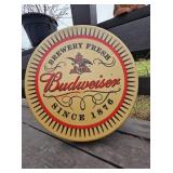 18' Plastic Budweiser Sign (Chuck)