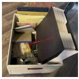 Misc office items lot (dinning room)