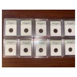 Lot of 10 Authenticated Meteorites 1576AD
