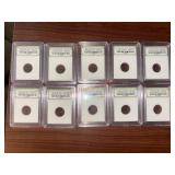 Lot of 10 Authenticated Meteorites 1576AD