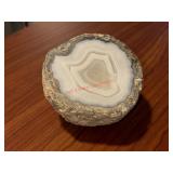 Banded Agate Geode from mexico         (Hallway)
