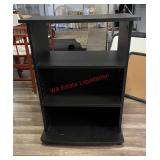 Rolling Cabinet in black. (dinning room)