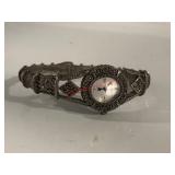 Vtg Gloria Vanderbilt Silver Toned Watch