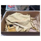 scraps of leather (garage)