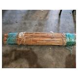 Bamboo window shade - garage