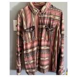 1X Double D Ranch Button up top