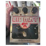 Big Muff Pi effects pedal - back house