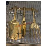 Brass Hanging Garden Tools         (Hallway)