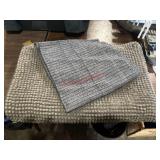 Bathroom Mat and Little table runner lot