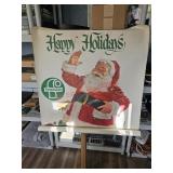 Happy holidays poster - back house