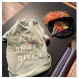 Cat clothes and witch hat (dinning room)