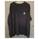 Mens Loose Fit Mdium Carhartt Long Sleeve Tshirt