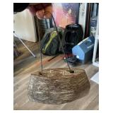 Wooden wind chime (back house)