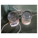 Glass planet decor - garage