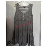 Distressed Grey New without tags XL Short Dress