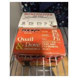 Two Boxes Duck, Quail and Dove 20 Ga Shot Shells
