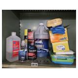 Chemicals/cleaning supplies- garage