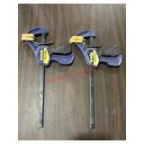 TWO 13in Irwin Clamps          (Garage)
