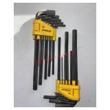 Two Stanley Hex Key Sets      (back house)