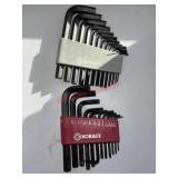 Two Kobalt Hex Key Sets      (back house)