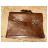 Vintage leather Brief Case           (Hallway)