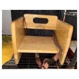 Kids Wood Booster Seat           (Hallway)