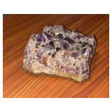 Raw Amathyst Crystal Cluster 4in