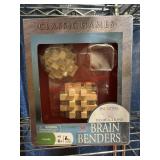 Wood Brain Bender Puzzles ONE MISSING