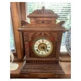 Chiming SYRIA Eight Day 1870's Mantle Clock