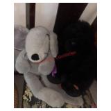 Two Vintage Stuffies          (Living Room)