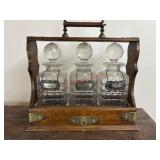 Antique Victorian-era tantalus (No Key)   (Garage