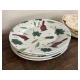 Studio Nova Red Cardinal Plates     (Garage Back