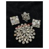 Vintage Rhinestone Set              (Jewelry)