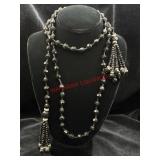 Heavy Weight Wrap Beaded Necklace