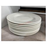 Pottery Barn large Off White Plate Set