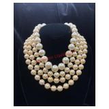 Lot of Two Chunky Pearl Necklaces       (Jewelry)