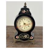 Small Vtg WestClox Wind Up Alarm Clock  WORKS