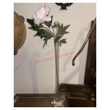 20in Tall Pulled Glass Long Stem Vase