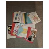 Unused greeting cards - upstairs, left bedroom