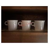 3 Small Fiesta Mugs           (Kitchen)