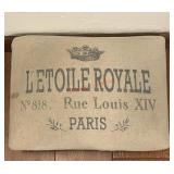 decorative footstool (downstairs bathroom)