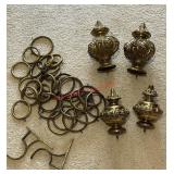 Brass hangers and more lot (master bedroom)