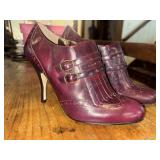 Deep Maroon Enzo Angiolini SZ 8M Heeled Ankle
