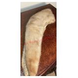 Tan Fur scarf (master bedroom)