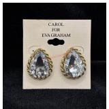 Carol For Eva Graham Large Elegant Earrings