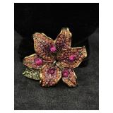 Large Lilly Rhinestone Carolee Limited Edition